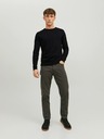 Jack & Jones Čierny základný sveter Jack & Jones Emil