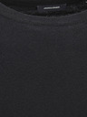 Jack & Jones Čierny základný sveter Jack & Jones Emil
