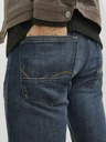Jack & Jones Tmavomodré pánske džínsy rovného strihu Jack & Jones Mike
