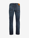 Jack & Jones Tmavomodré pánske džínsy rovného strihu Jack & Jones Mike