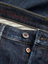 Jack & Jones Tmavomodré pánske džínsy rovného strihu Jack & Jones Mike