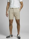 Jack & Jones Béžové pánske šortky Jack & Jones Connor