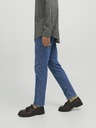 Jack & Jones Modré pánske džínsy úzkeho strihu Jack & Jones Clark