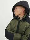 Jack & Jones Jack & Jones Otis Khaki pánska prešívaná zimná bunda