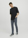 Jack & Jones Tmavomodré pánske džínsy úzkeho strihu Jack & Jones Glenn