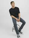 Jack & Jones Tmavomodré pánske džínsy úzkeho strihu Jack & Jones Glenn