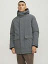 Jack & Jones Tmavosivá pánska zimná bunda Jack & Jones Tate
