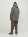 Jack & Jones Tmavosivá pánska zimná bunda Jack & Jones Tate