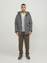 Jack & Jones Tmavosivá pánska zimná bunda Jack & Jones Tate