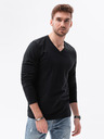 Ombre Clothing Pánske tričko s dlhým rukávom bez potlače - mix 2 kusov v balení V2 Z41 basic