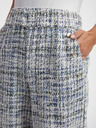 Orsay Modré a krémové dámske tvídové culottes ORSAY