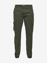 ONLY & SONS Zelené pánske nohavice ONLY & SONS Cam s vreckami