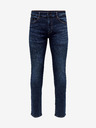 ONLY & SONS Tmavomodré pánske džínsy slim fit strihu ONLY & SONS Loom