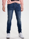 ONLY & SONS Modré úzke džínsy s vyšívaným efektom ONLY & SONS Loom
