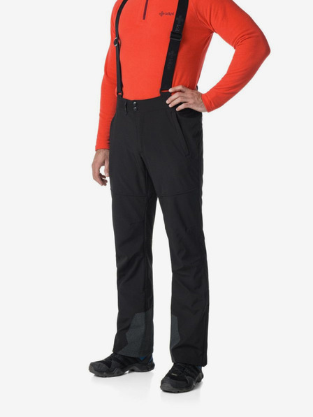 Kilpi Čierne pánske lyžiarske nohavice Kilpi TEAM PANTS