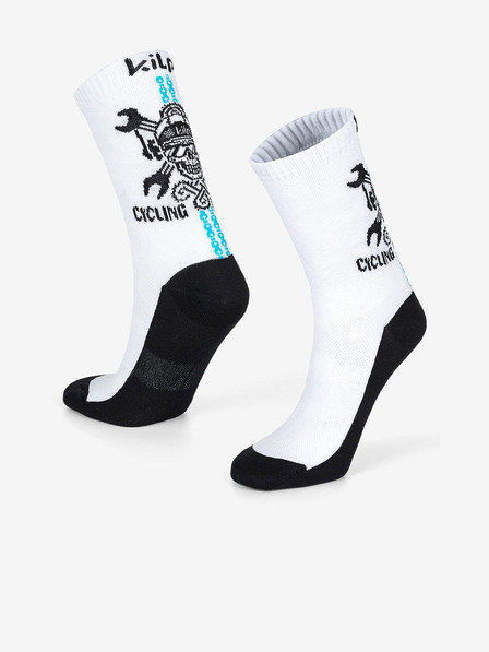 Kilpi Čiernobiele unisex športové ponožky Kilpi Spurt
