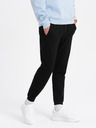 Ombre Clothing Čierne pánske tepláky Ombre Oblečenie CARROT