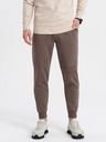 Ombre Clothing Hnedé pánske cargo nohavice Ombre Oblečenie