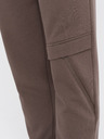 Ombre Clothing Hnedé pánske cargo nohavice Ombre Oblečenie
