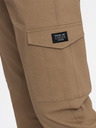 Ombre Clothing Hnedé pánske Cargo nohavice Ombre Oblečenie