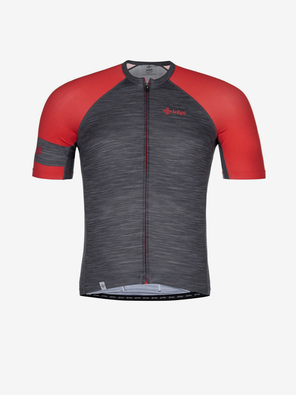 Kilpi Červeno-šedý pánsky cyklistický dres Kilpi SELVA