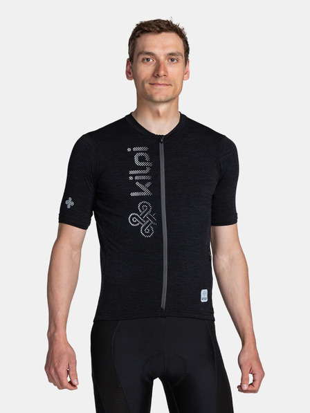 Kilpi Čierny pánsky cyklistický dres Kilpi PETRANA