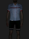 Kilpi Biely pánsky cyklistický dres Kilpi NERITO