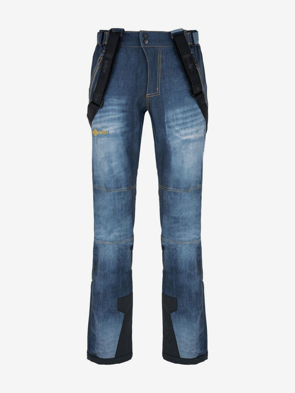 Kilpi Pánske softshellové lyžiarske nohavice Kilpi JEANSO-M Dark Blue