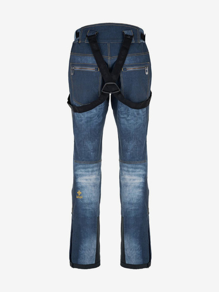 Kilpi Pánske softshellové lyžiarske nohavice Kilpi JEANSO-M Dark Blue