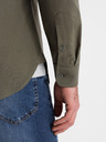 Ombre Clothing Khaki pánska košeľa Ombre Oblečenie