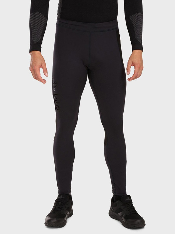 Kilpi Čierne pánske športové legíny Kilpi Runner-M