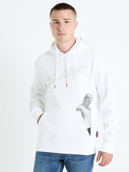 Celio Biela pánska mikina Celio Fullmetal Alchemist