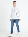 Celio Biela pánska mikina Celio Fullmetal Alchemist