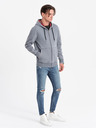 Ombre Clothing Šedá Pánska mikina Ombre Clothing
