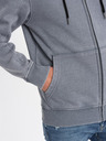 Ombre Clothing Šedá Pánska mikina Ombre Clothing