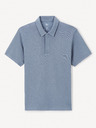 Celio Modré pánske polo tričko Celio Jeterne CoolMax