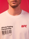 Celio Biele pánske tričko s potlačou Celio UFC