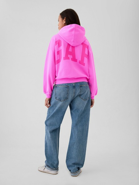 GAP Oversize crop mikina s logom GAP
