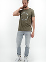Alife and Kickin Khaki pánske tričko Alife and Kickin