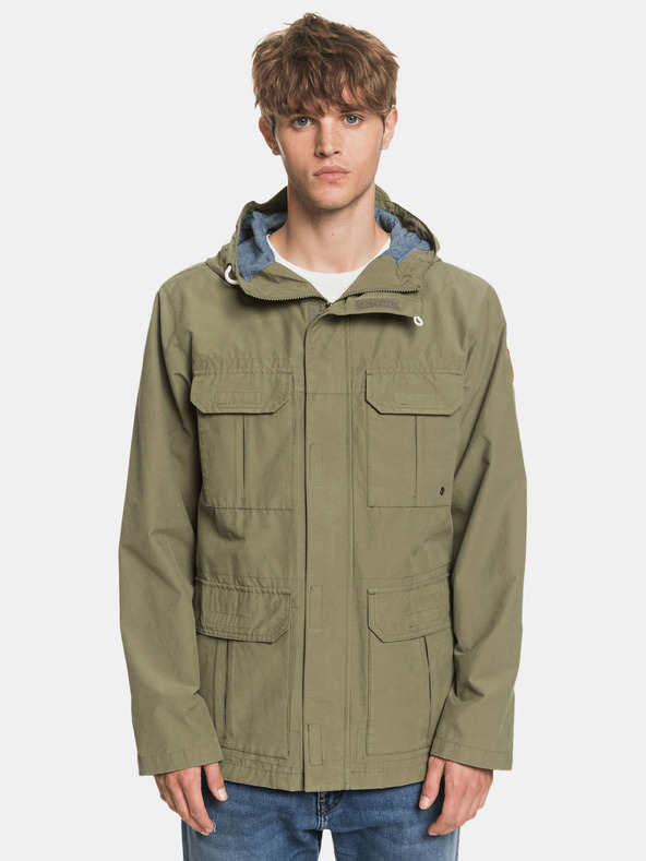 Quiksilver Khaki pánska ľahká bunda Quiksilver