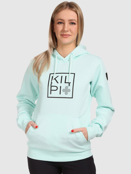 Kilpi Dámska bavlnená mikina s kapucňou Kilpi NIKY-W Mint