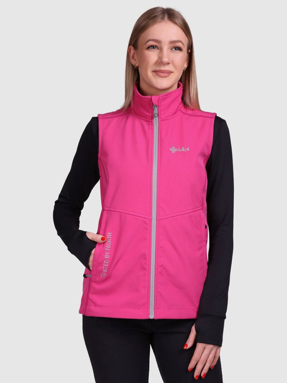 Kilpi Dámska softshellová vesta Kilpi SOIL-W Pink