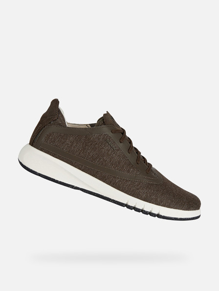 Geox Khaki pánske tenisky Geox Aerantis