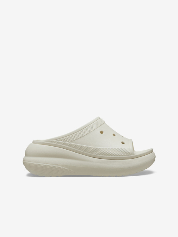 Crocs Krémové dámske papuče Crocs Crush Slide