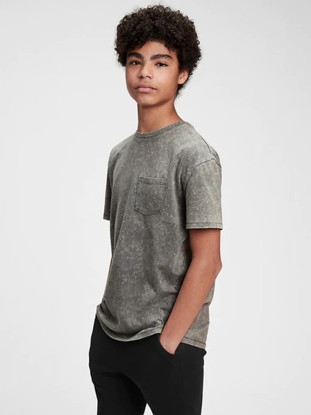 GAP Detské oversized tričko s vreckom GAP