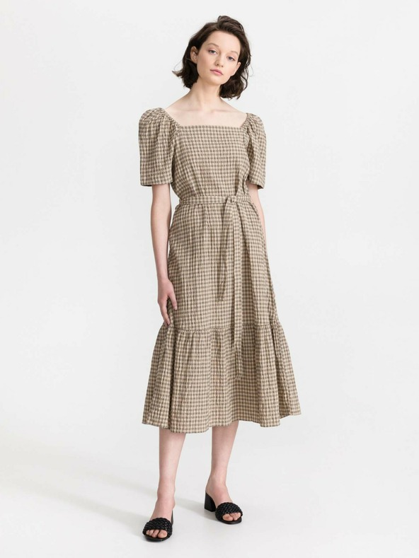 Levi's® Levi's® Bailey Brown Dámske midi šaty