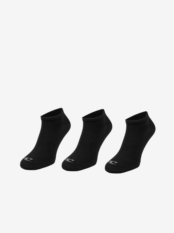 O'Neill Sada troch párov unisex ponožiek v čiernej farbe O'Neill SNEAKER 3PK