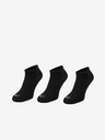 O'Neill Sada troch párov unisex ponožiek v čiernej farbe O'Neill SNEAKER 3PK
