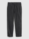 GAP Nohavice straight khaki high rise GAP
