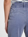 GAP Nohavice mid rise straight khaki GAP